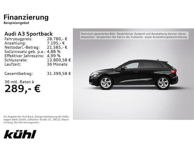Audi A3 35 TFSI S-Line S-Tronic Sportback