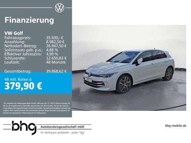 Volkswagen Golf DSG Style eHybrid