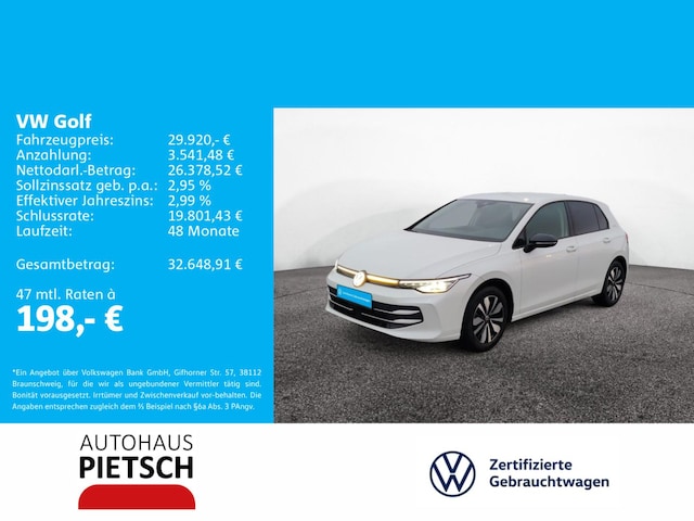 Volkswagen Golf 1.5 eTSI DSG Golf VIII