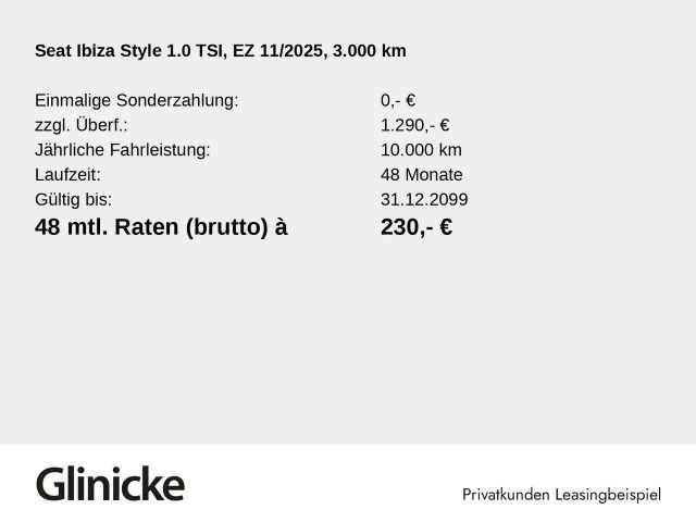 Seat Ibiza 1.0 TSI DSG Style