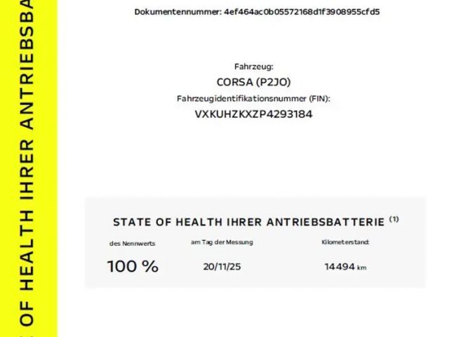 Opel Corsa Corsa-e 11 kW Charger Sitz-&Lenkradheizung