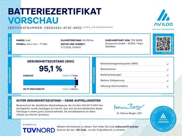 Audi Q4 e-tron 50 Quattro S-Line Sportback