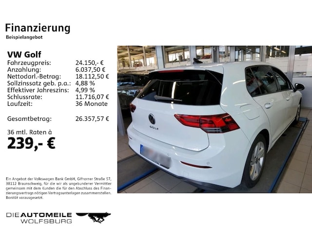 Volkswagen Golf 1.5 TSI Golf VIII Life
