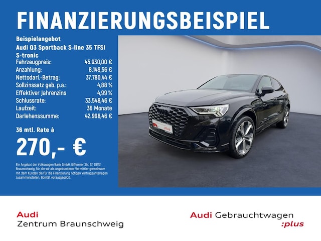 Audi Q3 35 TFSI S-Line S-Tronic Sportback