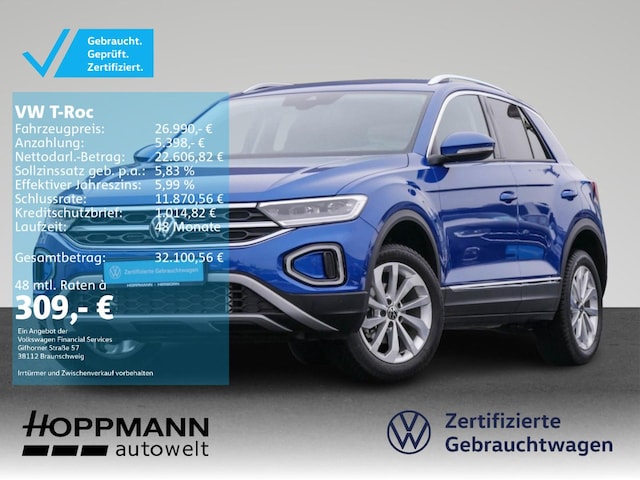 Volkswagen T-Roc 1.5 TSI Plus Style