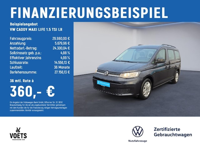 Volkswagen Caddy 1.5 TSI Life Maxi