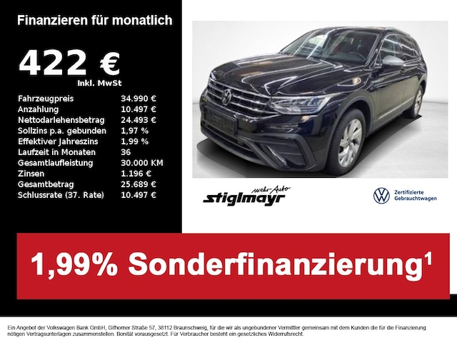 Volkswagen Tiguan 1.5 TSI Allspace DSG Life