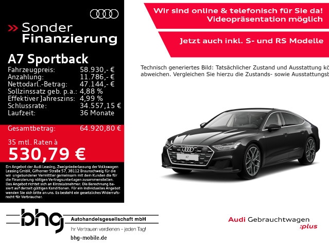 Audi A7 45 TFSI Quattro S-Tronic Sportback