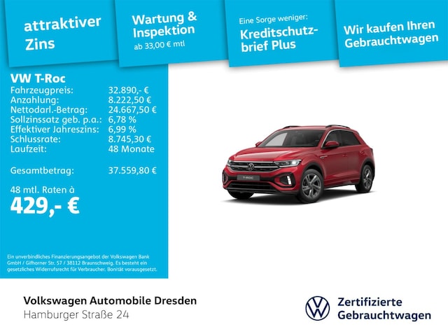 Volkswagen T-Roc 1.5 TSI DSG Plus R-Line