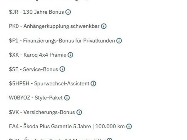 Skoda Karoq 4x4 Selection