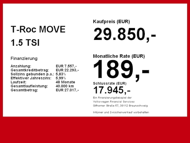 Volkswagen T-Roc 1.5 TSI IQ.Drive Plus
