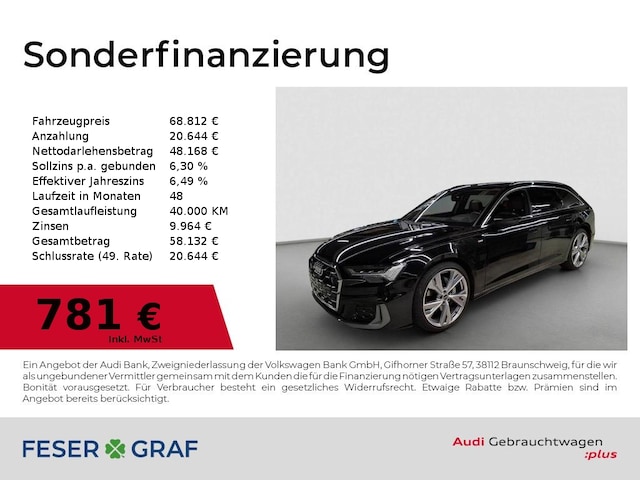 Audi A6 50 TDI Avant Quattro S-Line