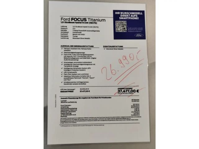 Ford Focus Titanium Wagon