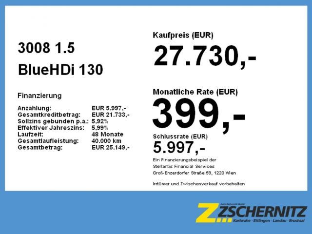 Peugeot 3008 Allure Pack BlueHDi