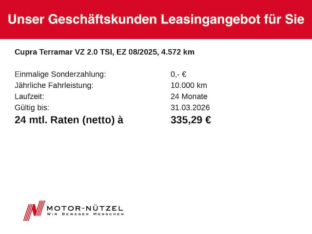 Cupra Terramar 2.0 TSI VZ