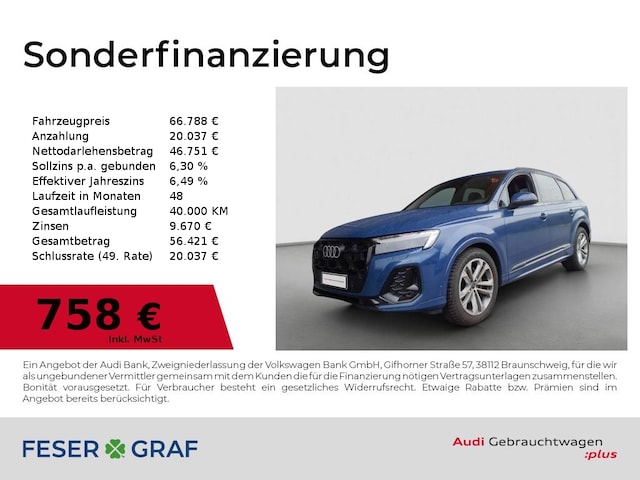 Audi Q7 50 TDI Quattro S-Line