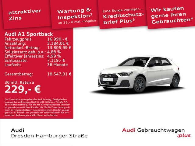 Audi A1 25 TFSI Sportback