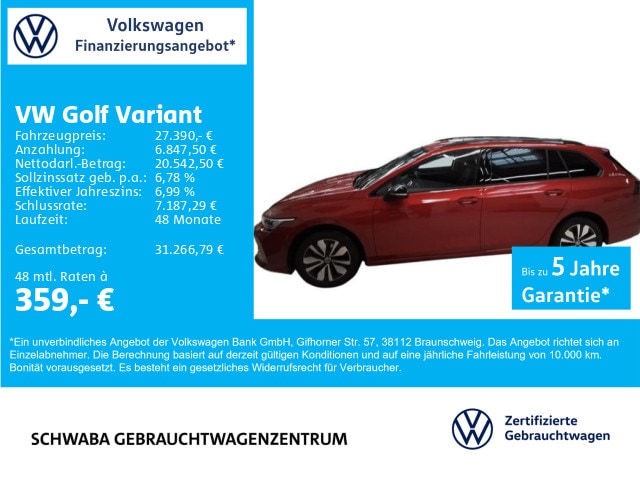 Volkswagen Golf 1.5 TSI Variant