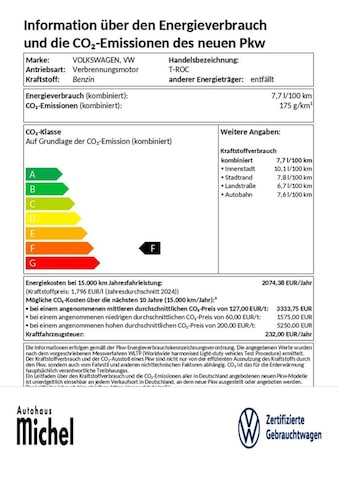 Volkswagen T-Roc DSG R-Line