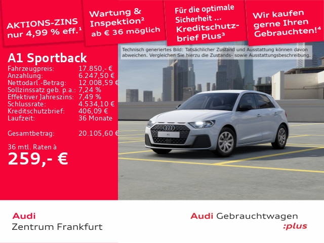 Audi A1 25 TFSI Sportback