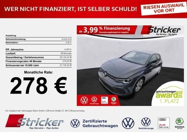 Volkswagen Golf 2.0 TSI DSG IQ.Drive Style