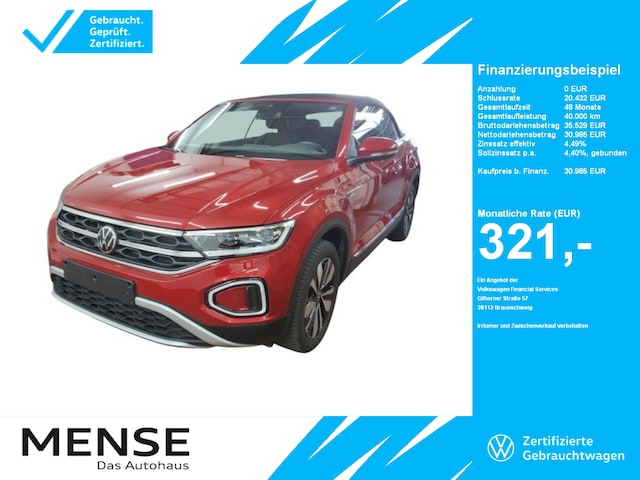 Volkswagen T-Roc 1.5 TSI Cabriolet DSG