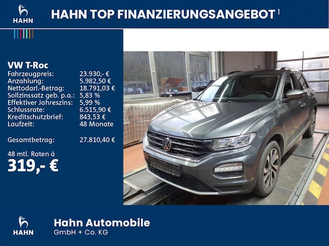 Volkswagen T-Roc T-Roc 1.5TSI Active Navi ACC PDC Sitzh APP AHK