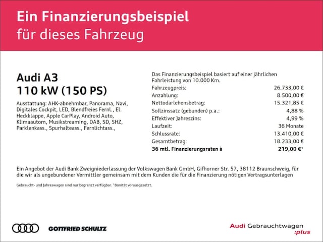 Audi A3 35 TFSI S-Line S-Tronic Sportback