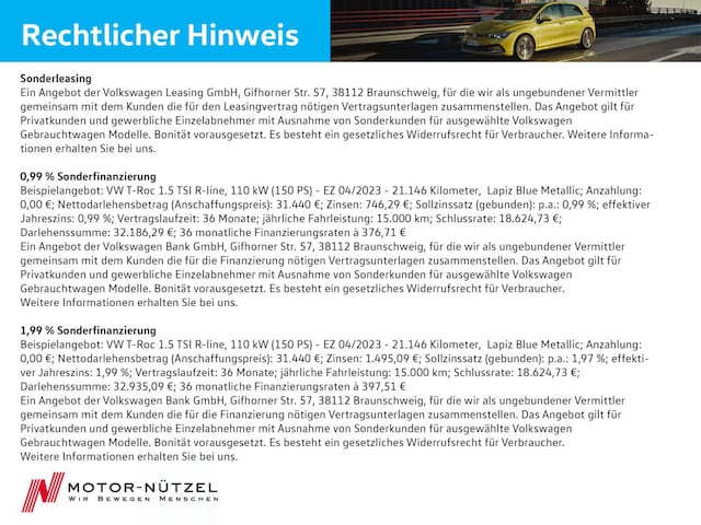 Volkswagen T-Roc 1.0 TSI