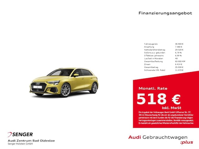 Audi A3 30 TDI S-Line S-Tronic Sportback