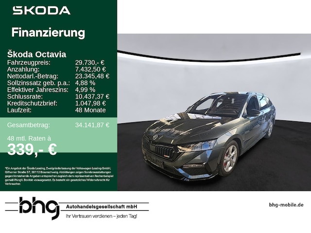 Skoda Octavia 2.0 TSI Combi RS