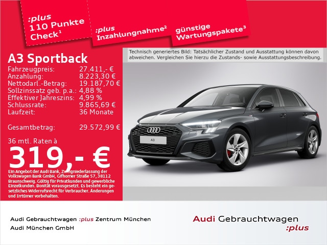 Audi A3 35 TDI S-Line Sportback