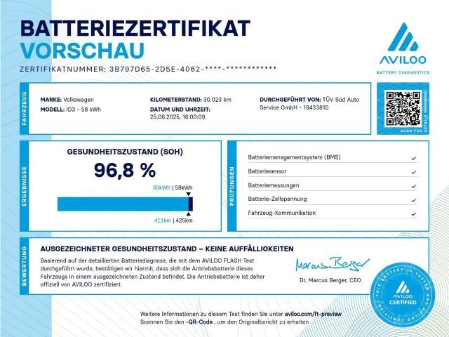 Volkswagen ID.3 58 KWh Performance Pro