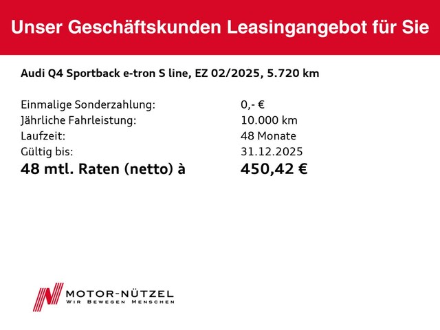 Audi Q4 e-tron Quattro Sportback