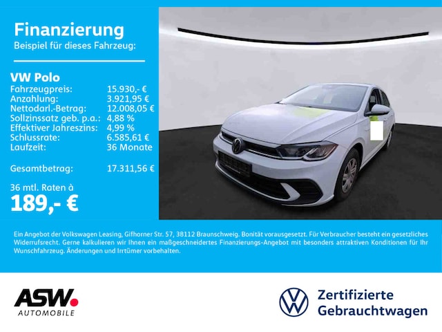Volkswagen Polo Polo 1,0 MPI Klima LED PDC VC