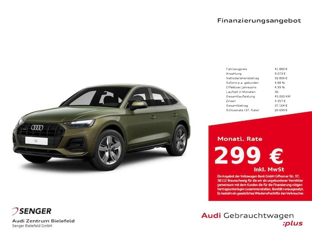 Audi Q5 40 TDI Quattro S-Tronic Sportback