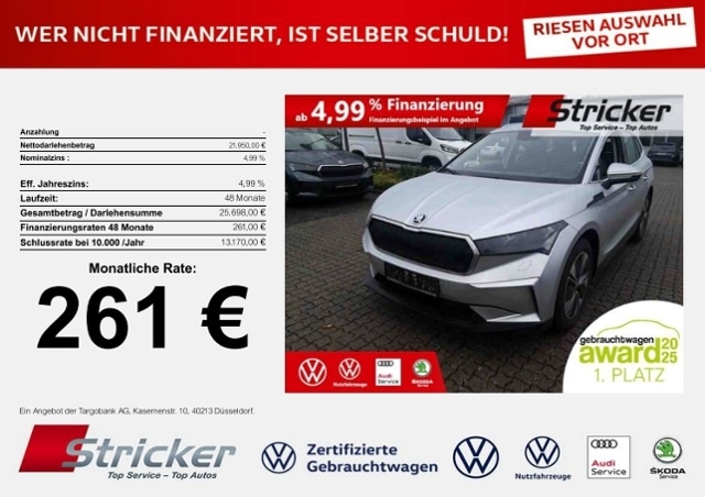 Skoda Enyaq iV60 261,-ohne Anzahlung Matrix Kamera