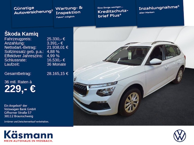 Skoda Kamiq 1.5 TSI Selection