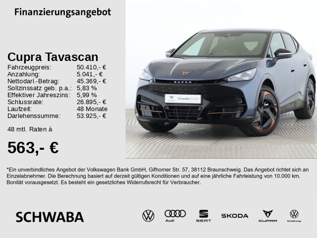 Cupra Tavascan 4Drive VZ