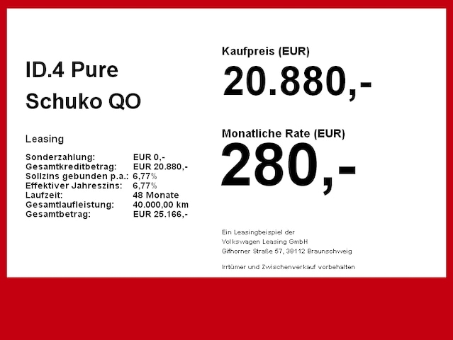 Volkswagen ID.4 Schuko QO Navi+ LM19 Velours