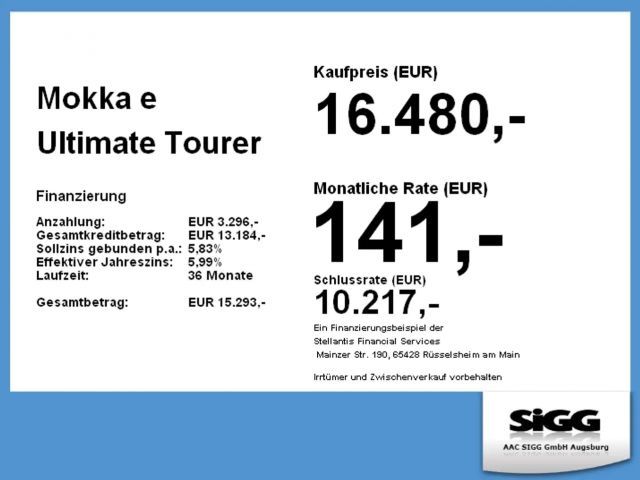 Opel Mokka Mokka-e Ultimate