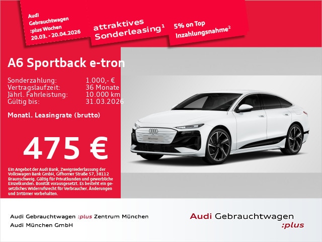 Audi A6 e-tron Sportback