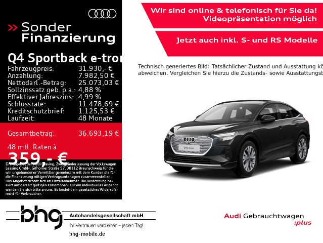 Audi Q4 e-tron 35 Sportback