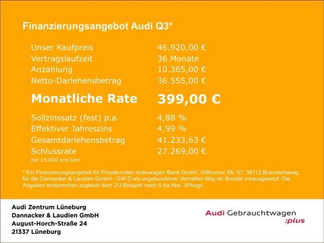 Audi Q3 1.4 TFSI Hybride S-Line