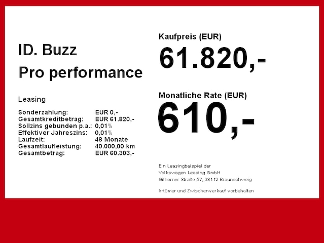 Volkswagen ID.Buzz Info+ Assist AHL Schuko Kamera