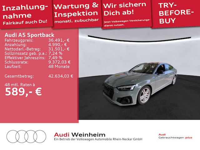 Audi A5 40 TFSI S-Tronic Sportback