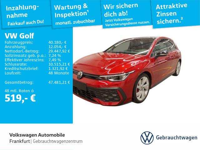 Volkswagen Golf 2.0 TSI DSG GTI Golf VIII