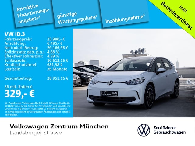 Volkswagen ID.3 150 kW Life Performance Pro