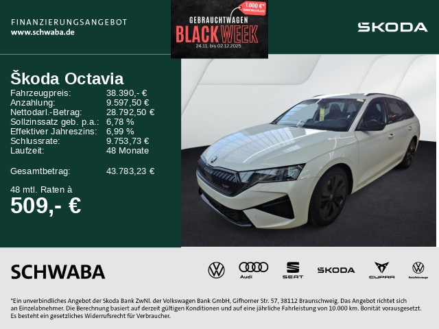 Skoda Octavia 2.0 TSI Combi RS