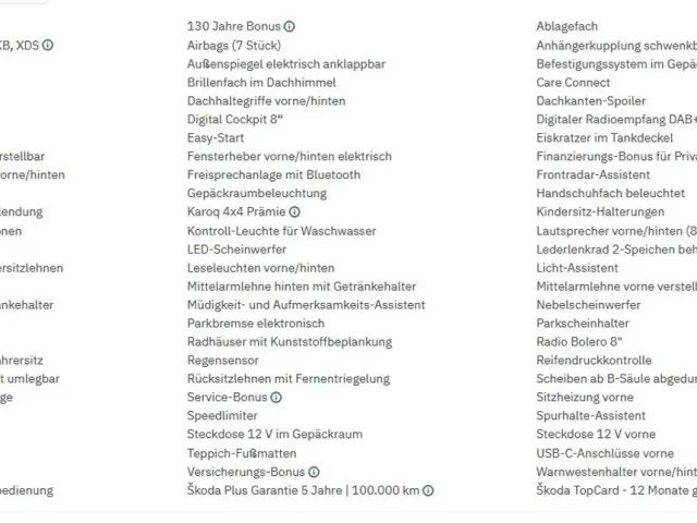 Skoda Karoq 4x4 Selection